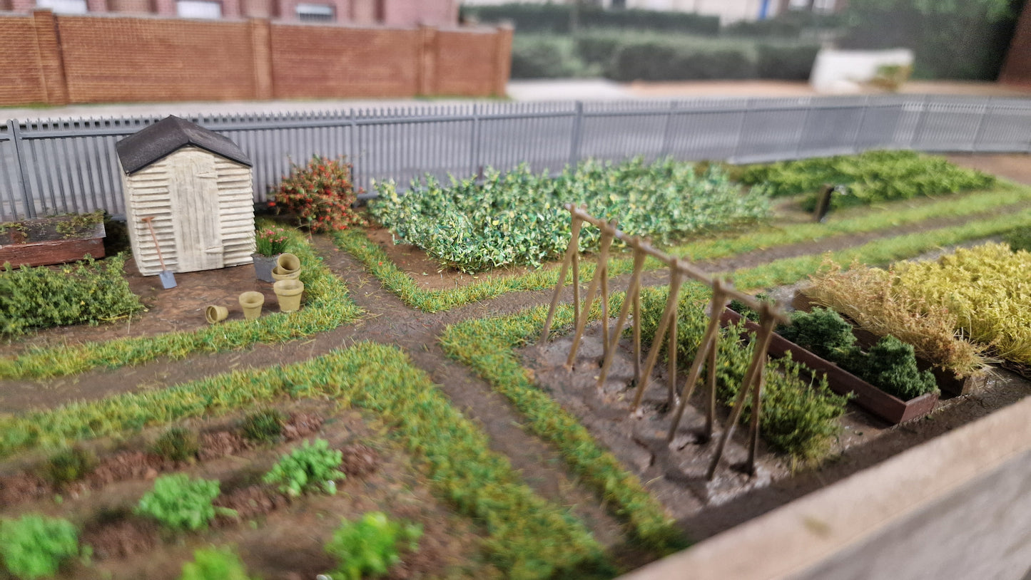 Tt 120 Gauge Sheds X4 For Alotment Or Gardens 3d printed