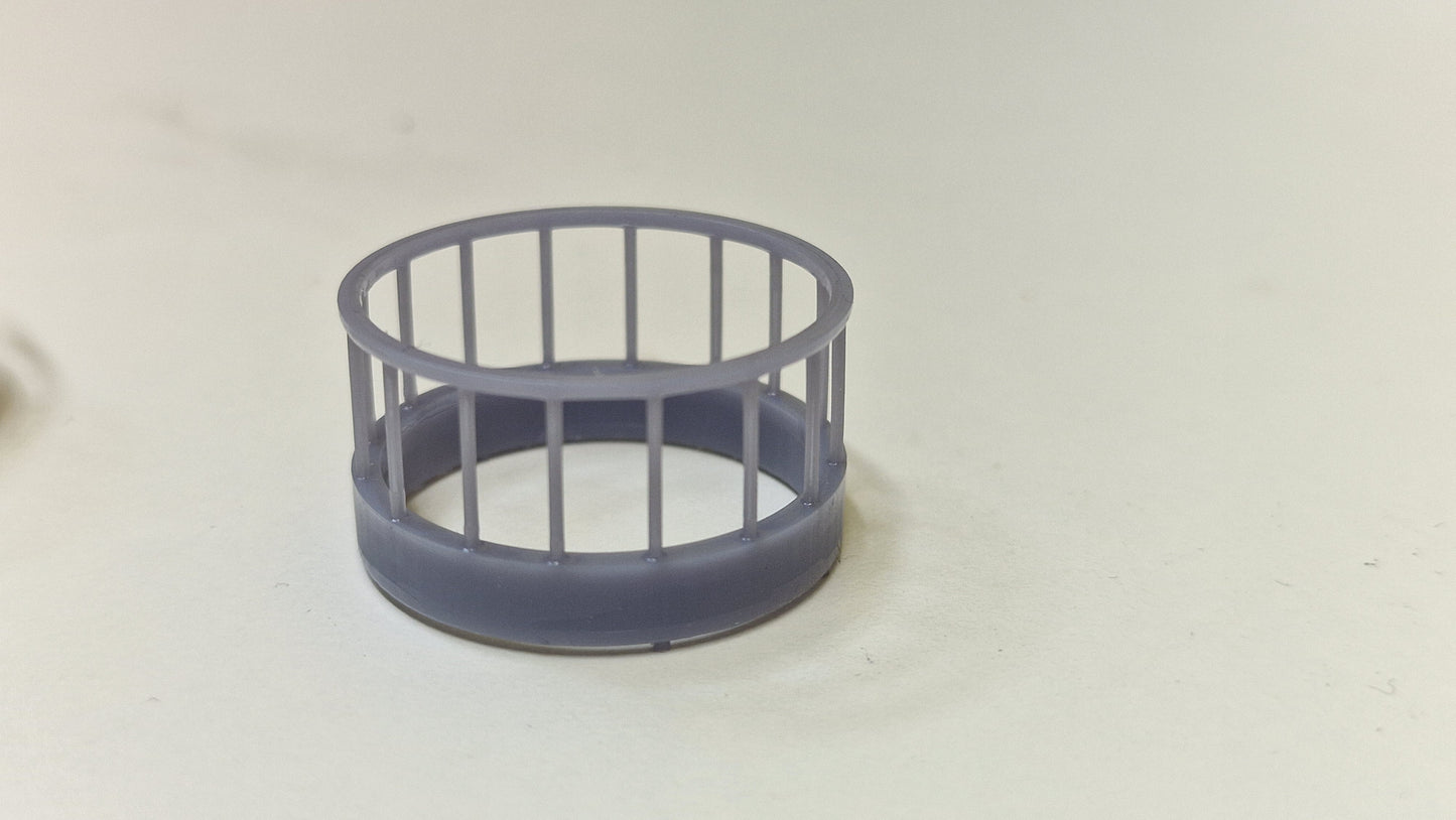 3mm TT100 Gauge Cattle Feeder 3d printed for sheep cows horses