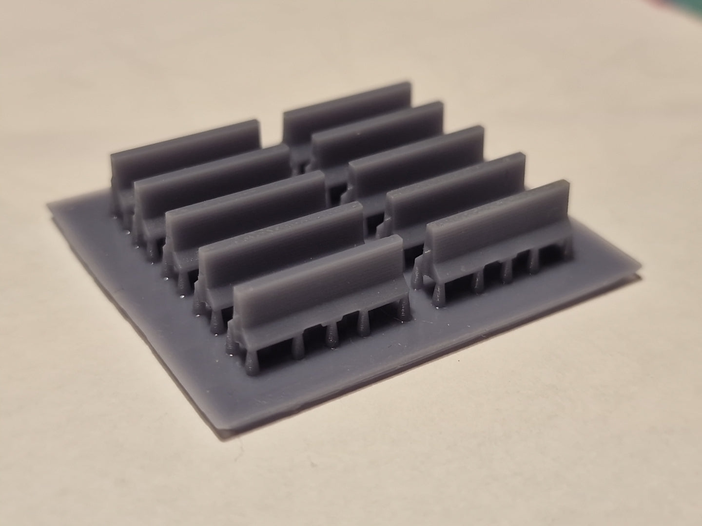 Oo Gauge Jersey Barriers 3d Printed Pack Of 10