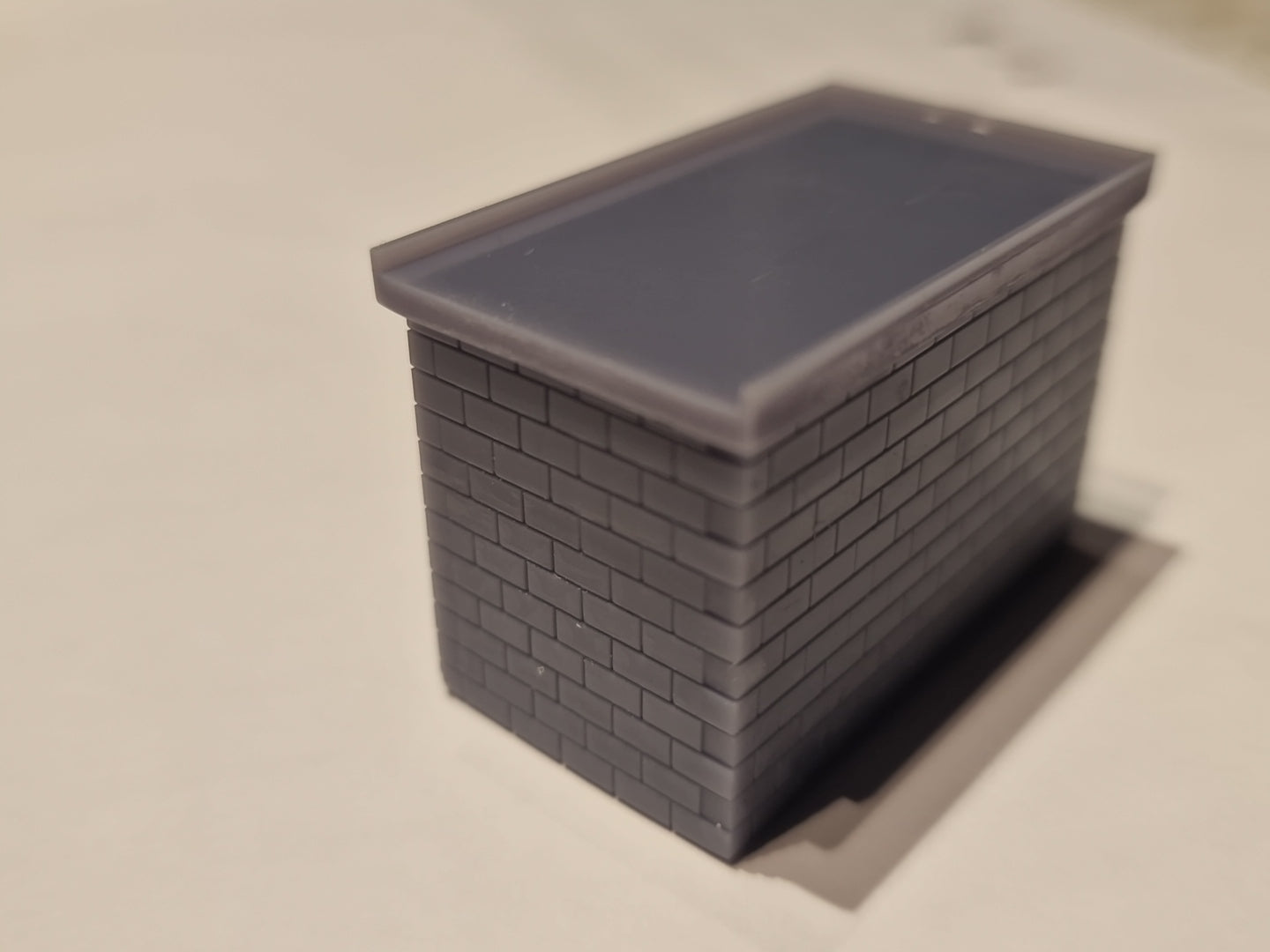 OO Gauge Brick Electrical Substaion Building 3d printed Unpainted