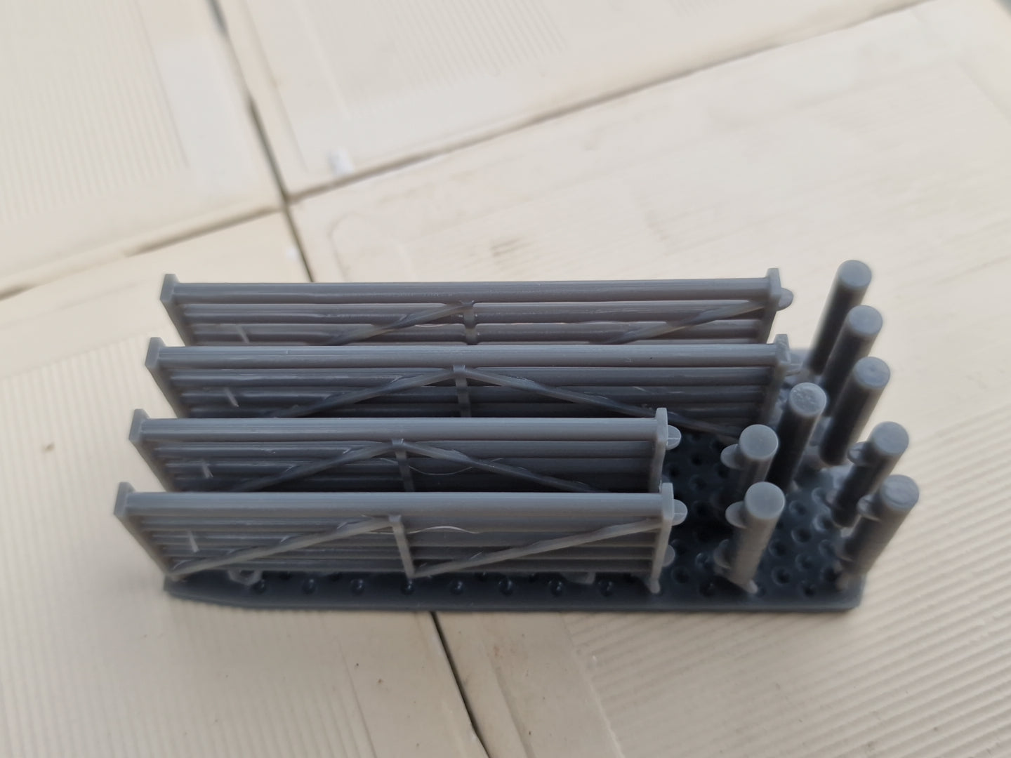 N Gauge Heavy Duty Farm Or Industrial Gates 3d printed Unpainted