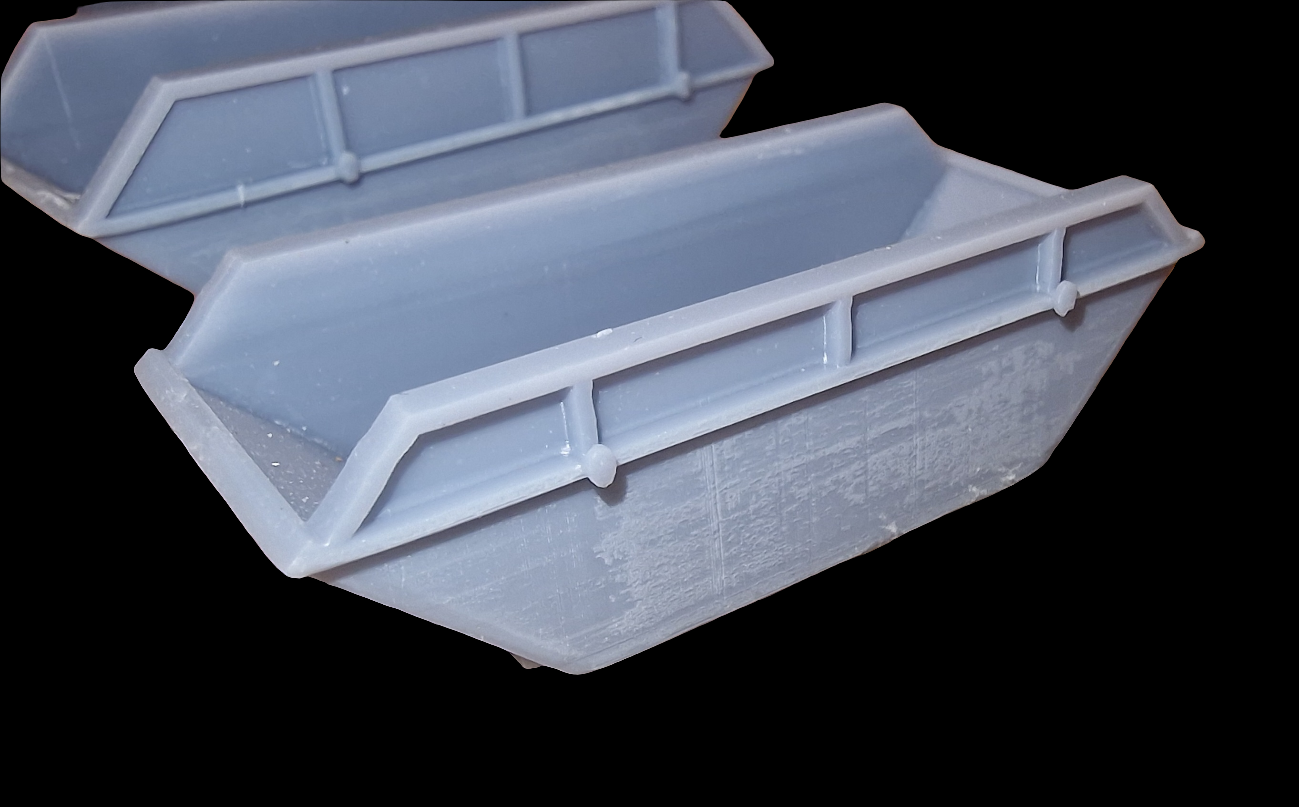 N Gauge Skips X4 3d Printed Unpainted