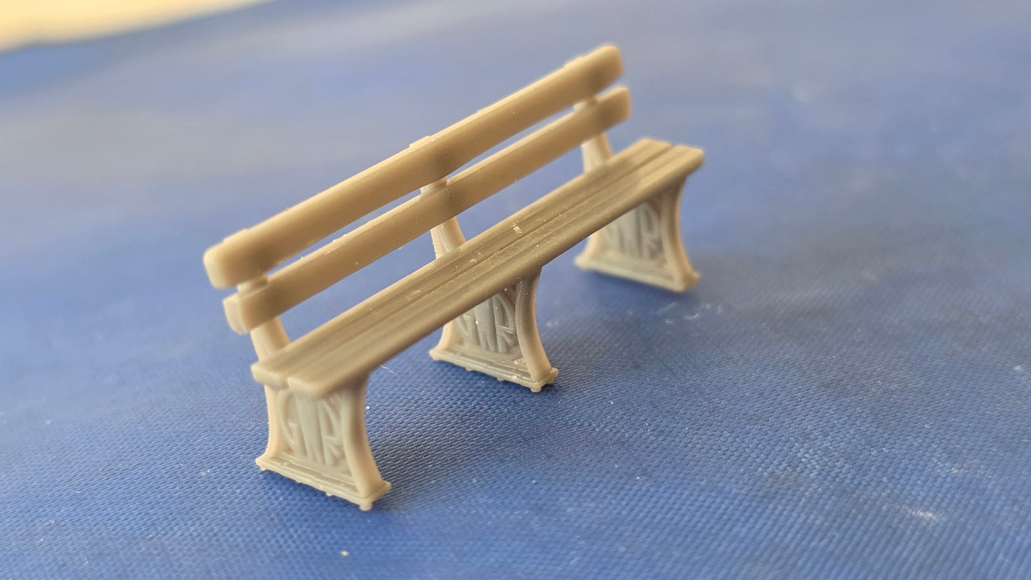 OO gauge GWR benches 3d printed
