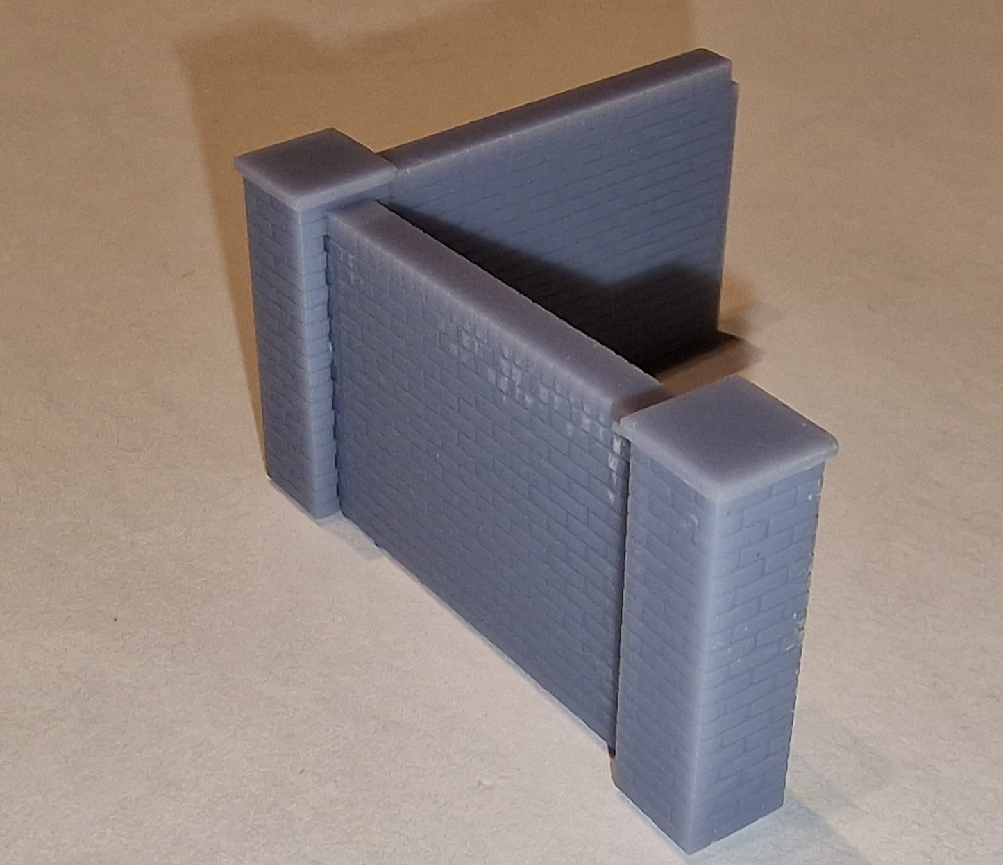 N Gauge brick walls