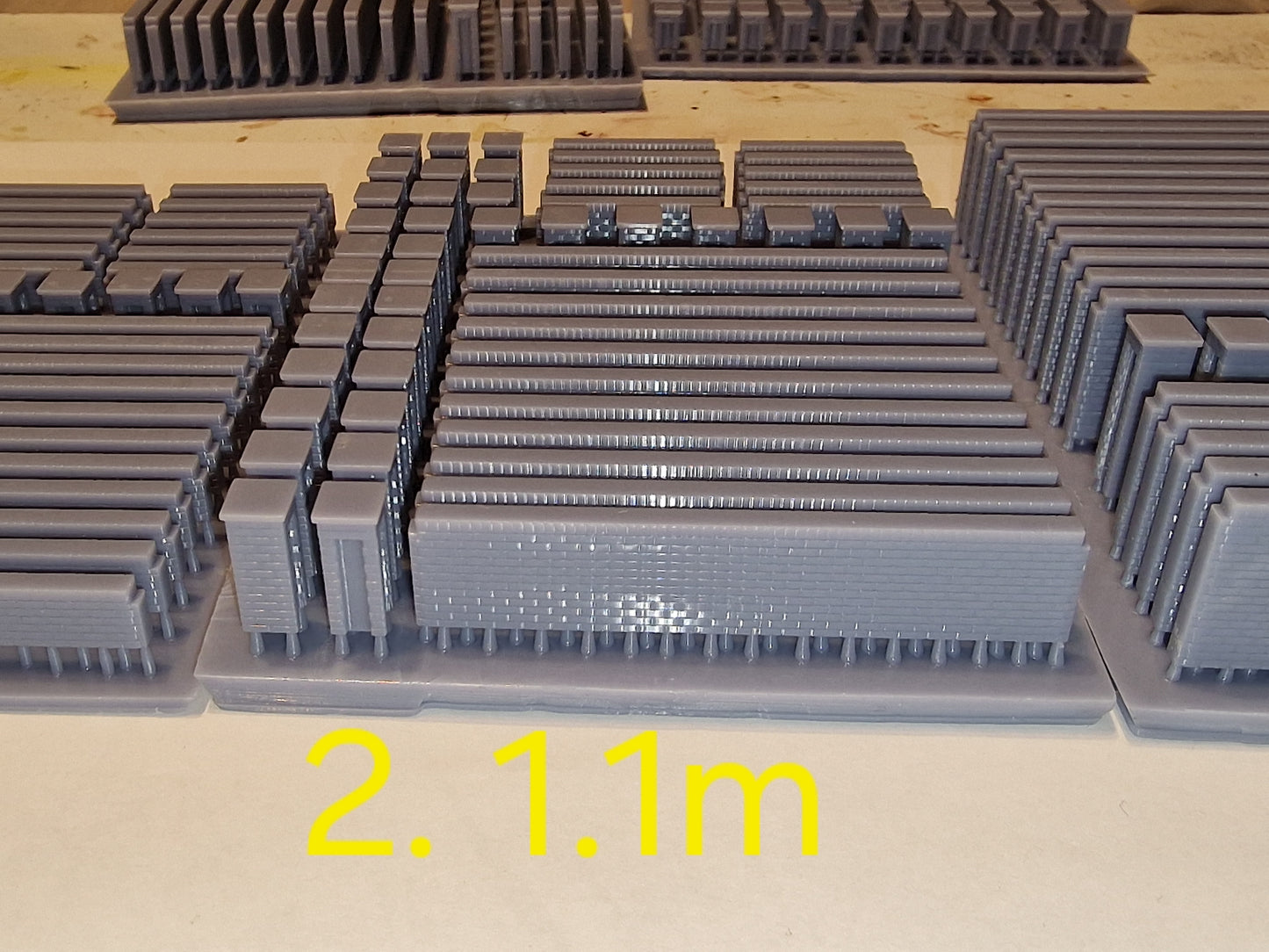 N Gauge brick walls