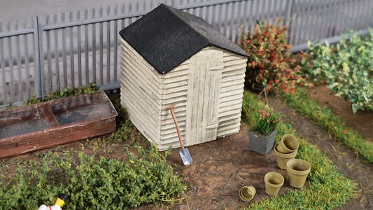 Oo Gauge Sheds X4 For Alotment Or Gardens 3d printed