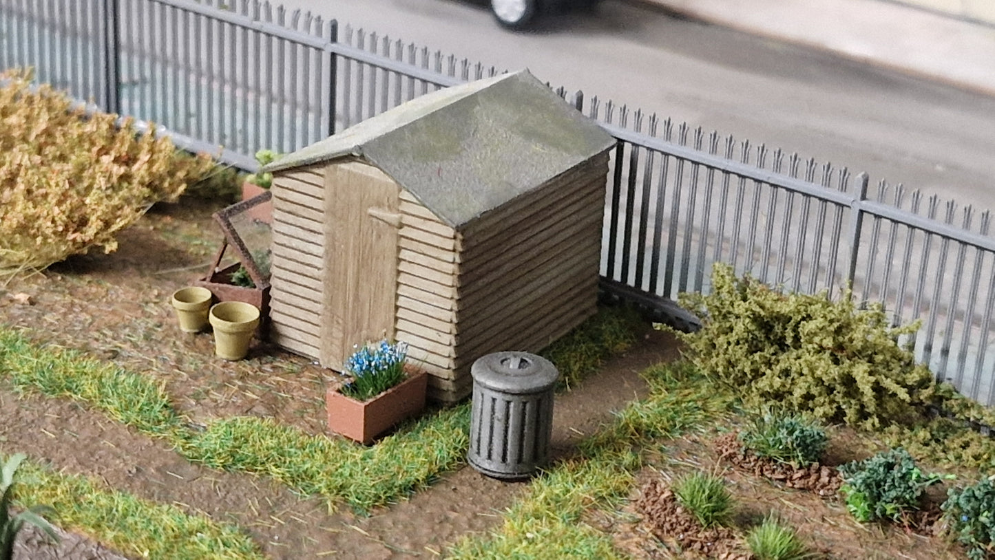 Tt 120 Gauge Sheds X4 For Alotment Or Gardens 3d printed