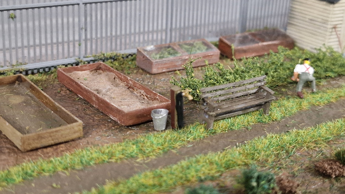 Oo Gauge Coldframes X4 For Alotment Or Gardens 3d printed