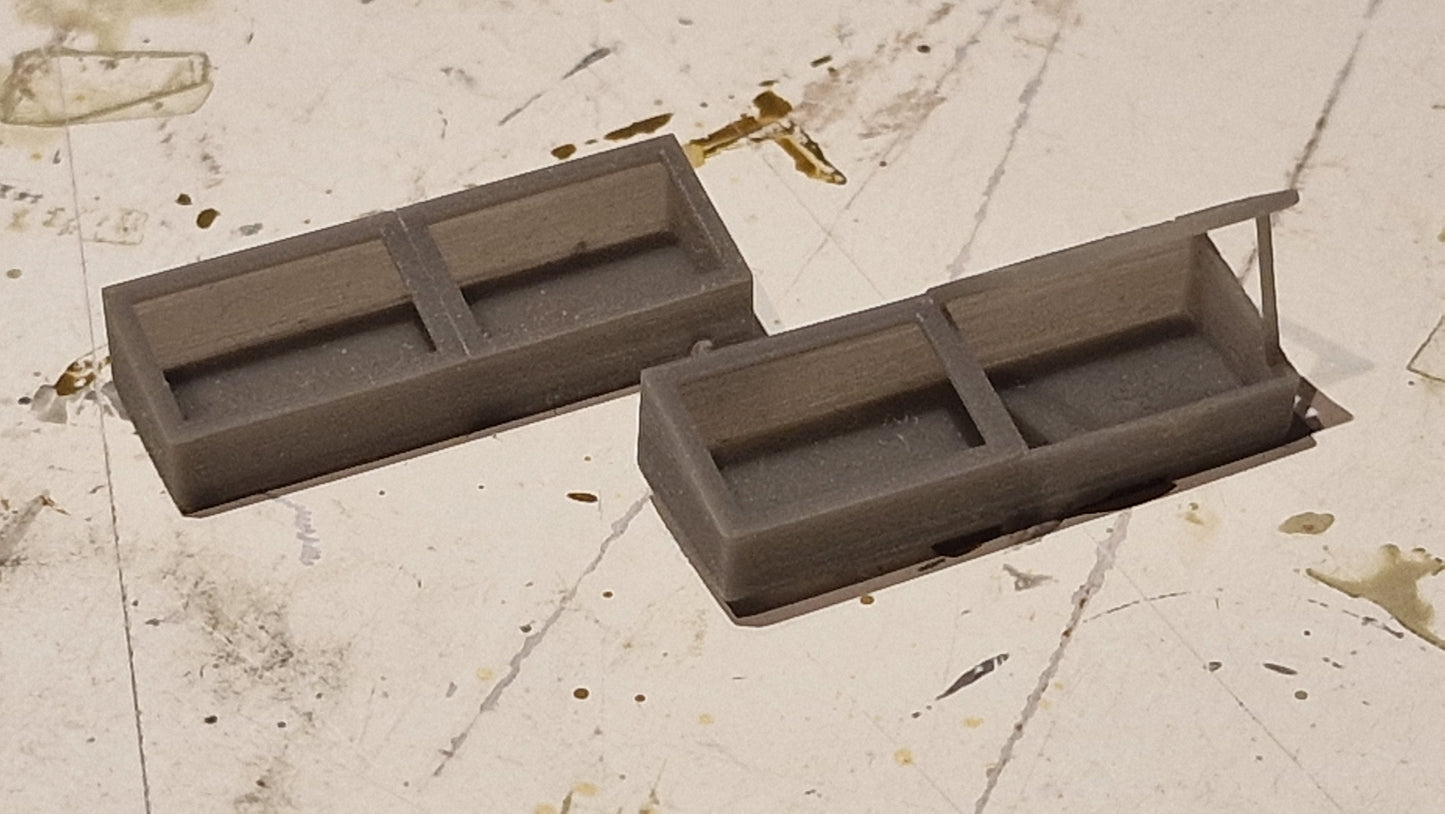 Oo Gauge Coldframes X4 For Alotment Or Gardens 3d printed