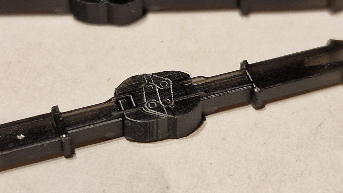 OO Gauge Coach Wagon Buckeye Coupling Bars various sizes