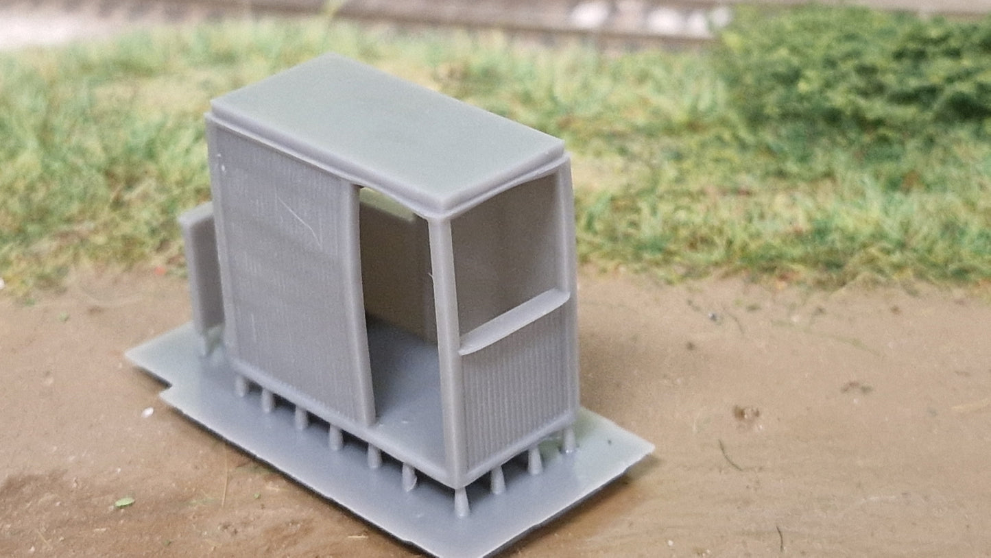 N  gauge wooden ticket collectors booth (Copy) (Copy)