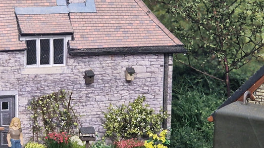 Oo Gauge Bird Boxes  Unpainted