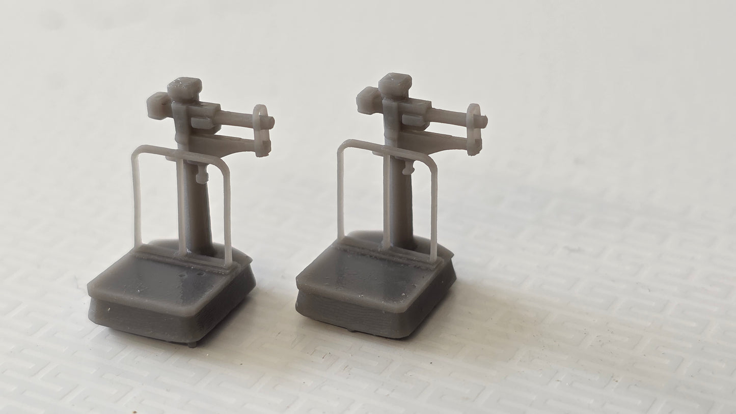 OO Gauge steam era platform weigh scales