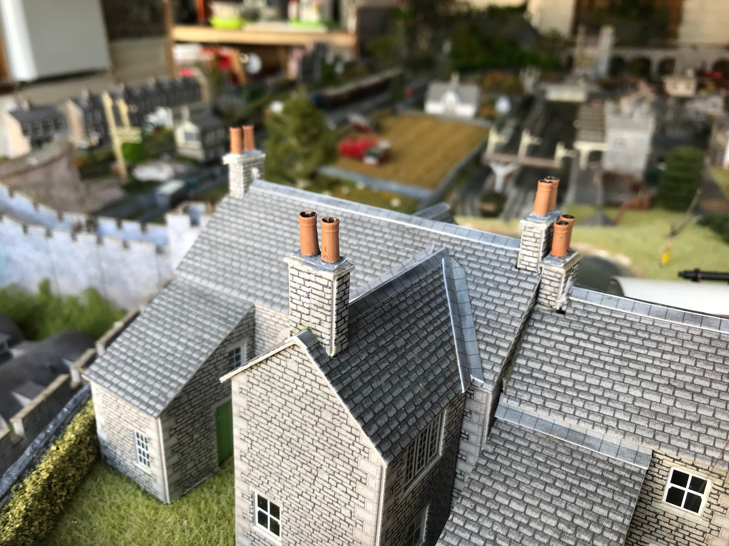 Oo Gauge chimney pots 3d printed  unpainted