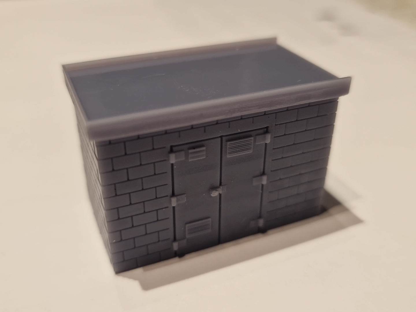 OO Gauge  Brick Electrical Substaion Building 3d printed Unpainted