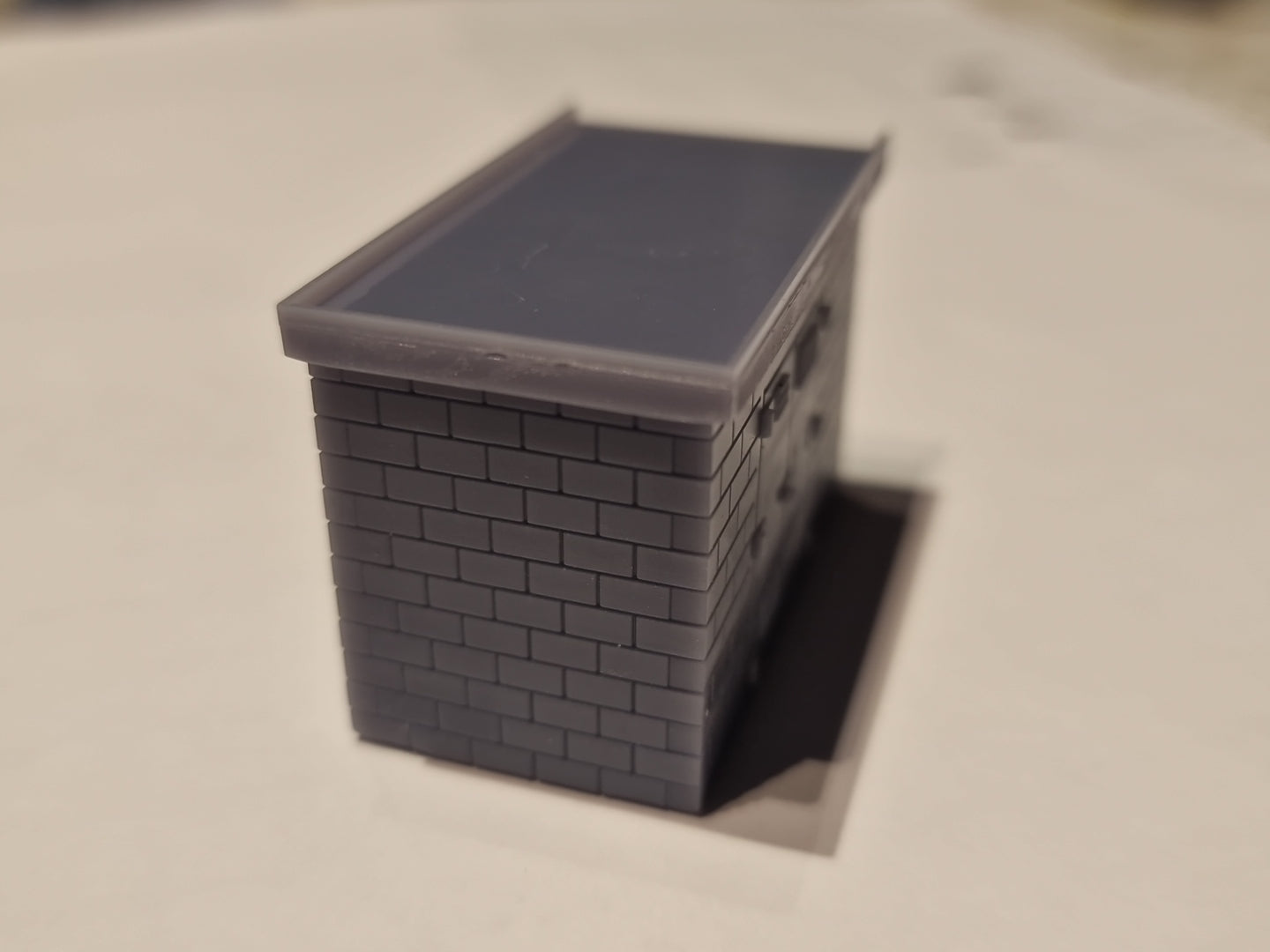 OO Gauge  Brick Electrical Substaion Building 3d printed Unpainted