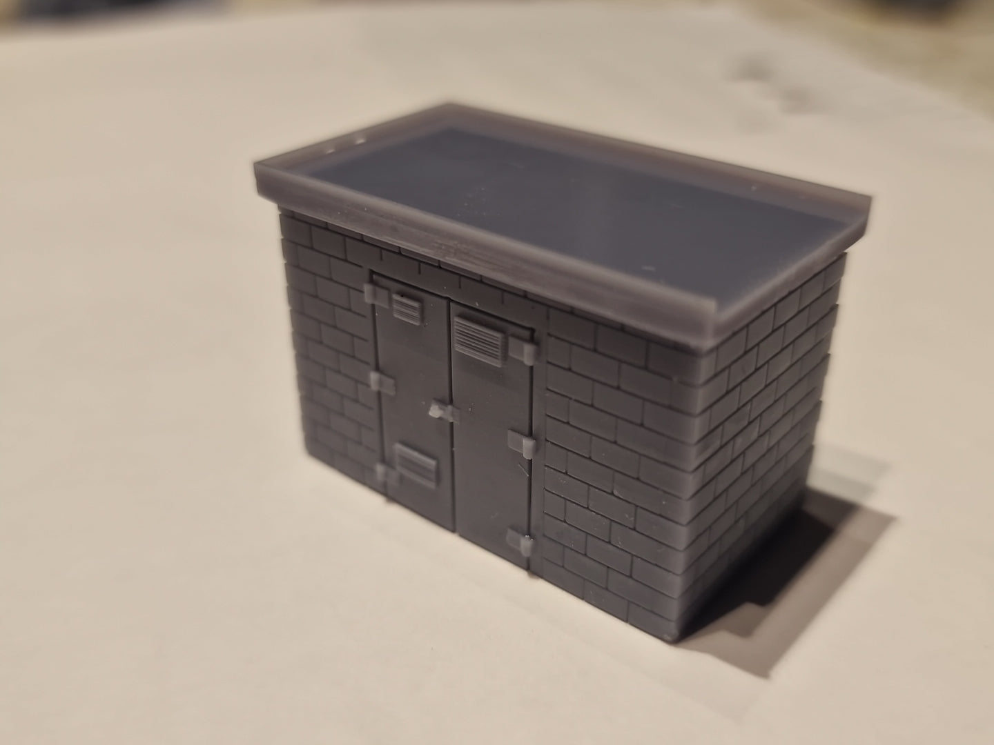 OO Gauge  Brick Electrical Substaion Building 3d printed Unpainted