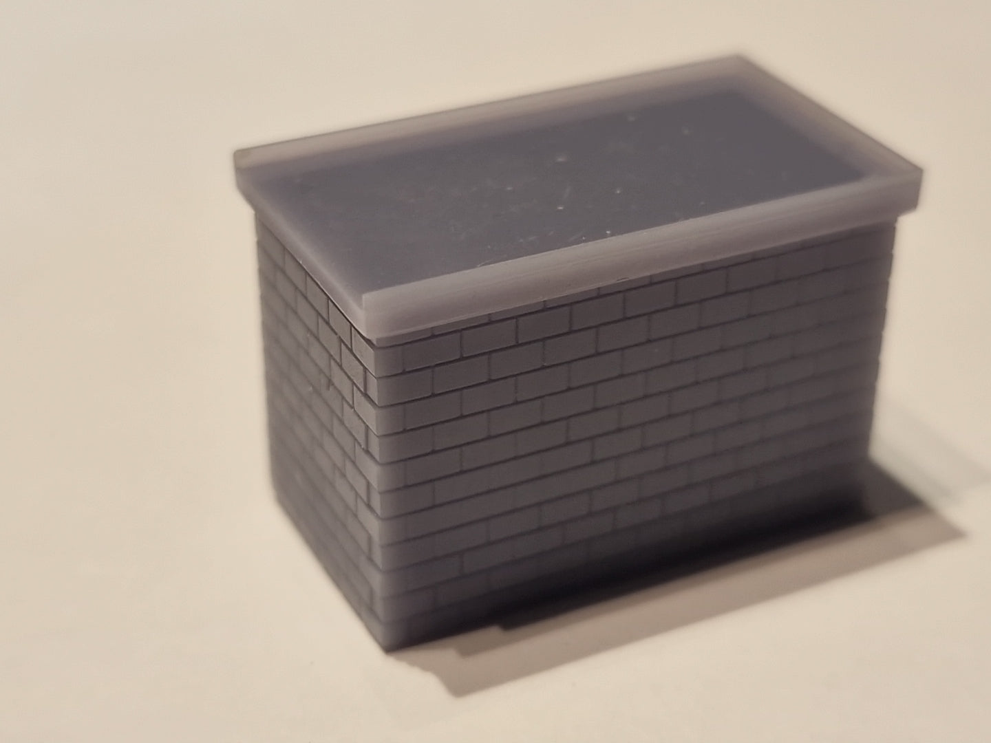 TT120 Gauge  Brick Electrical Substaion Building 3d printed Unpainted