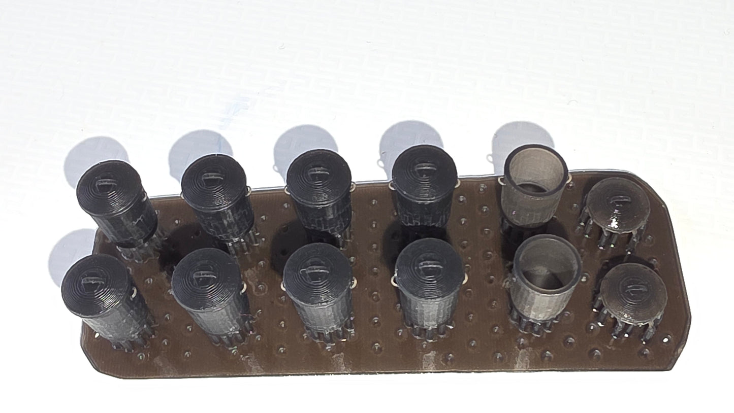 oo gauge metal rubbish dustbins