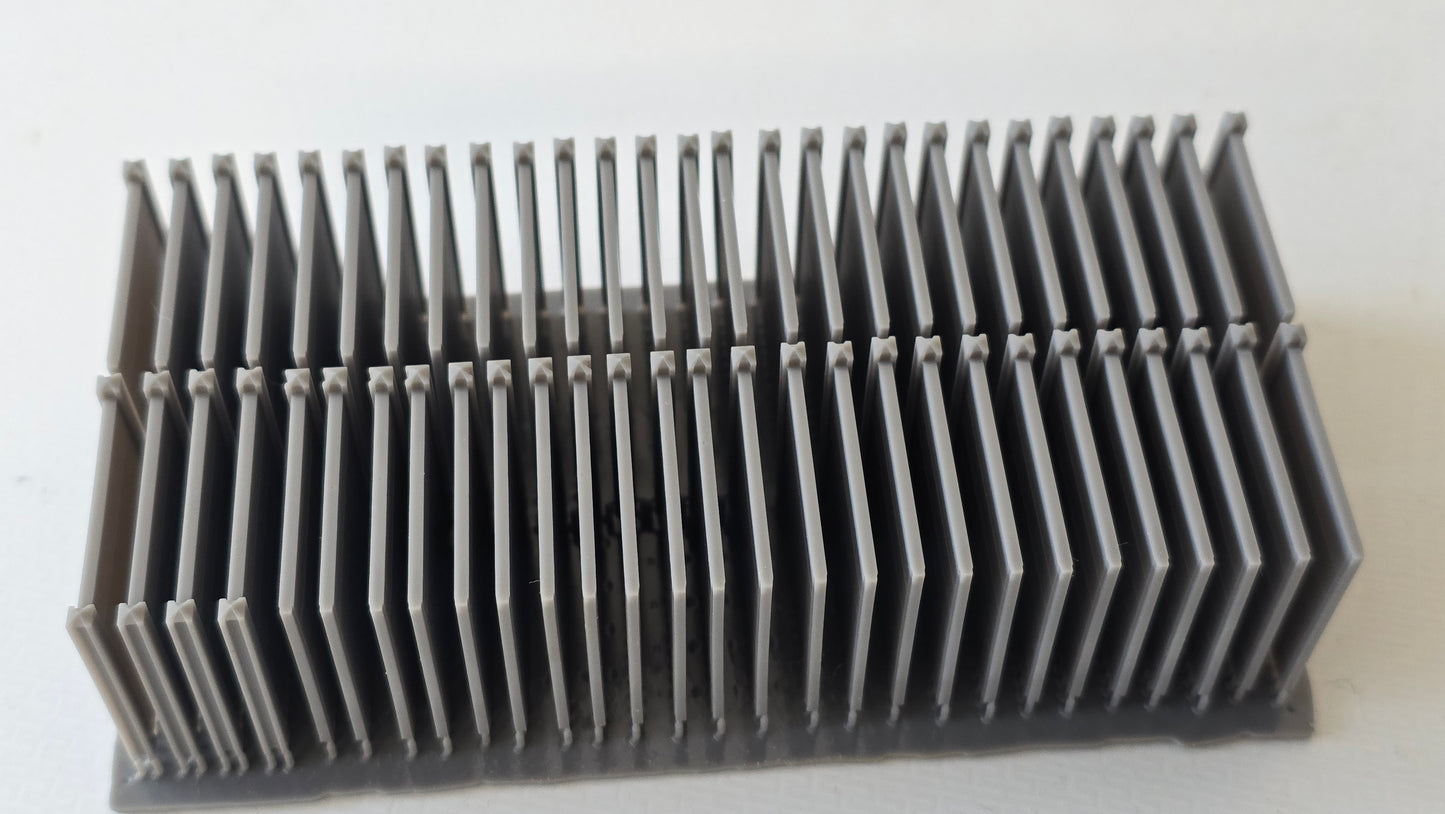 TT120 Gauge concrete fencing  Walls 3d printed Unpainted