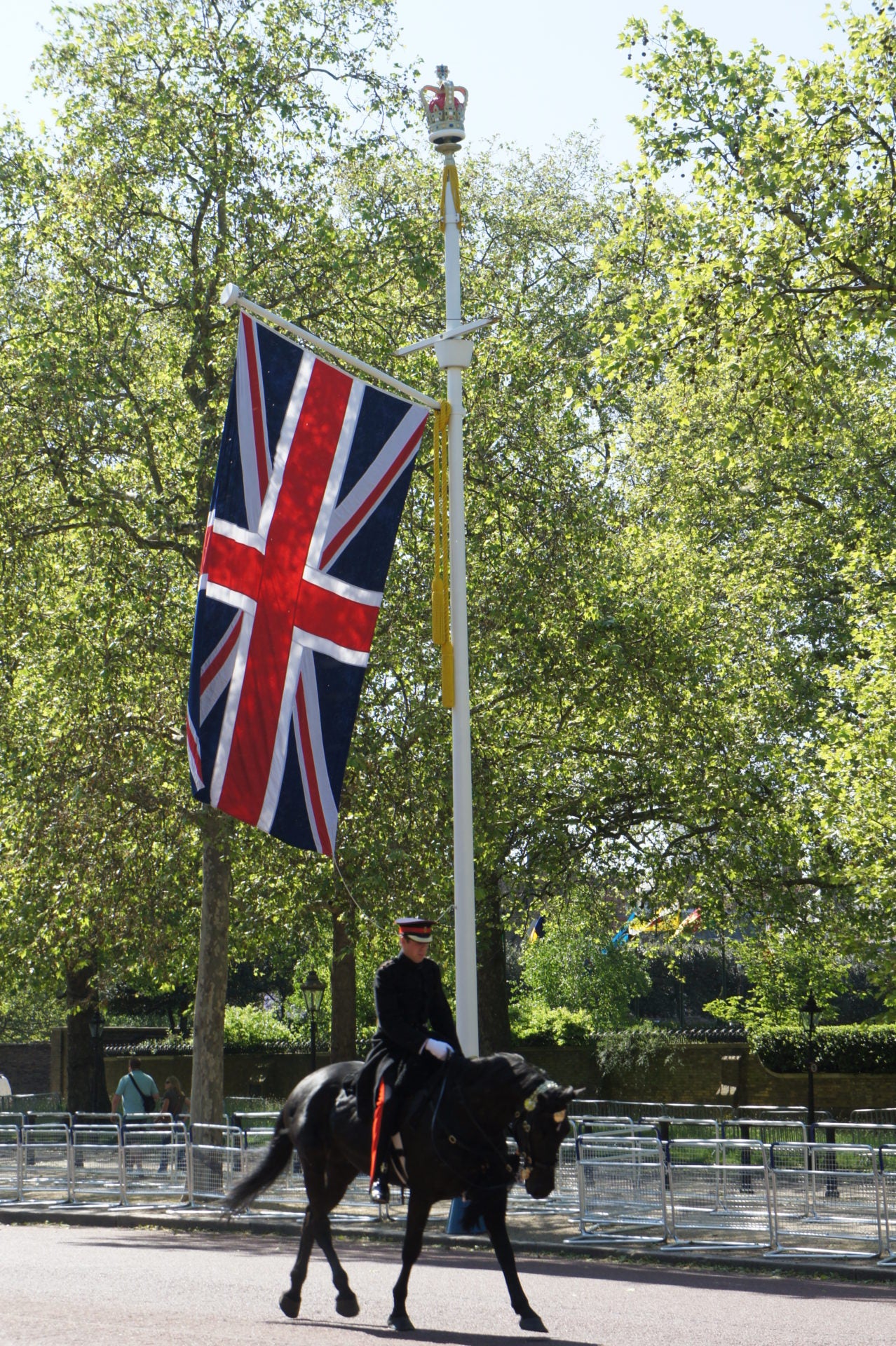 O Gauge  royal flag poles Unpainted