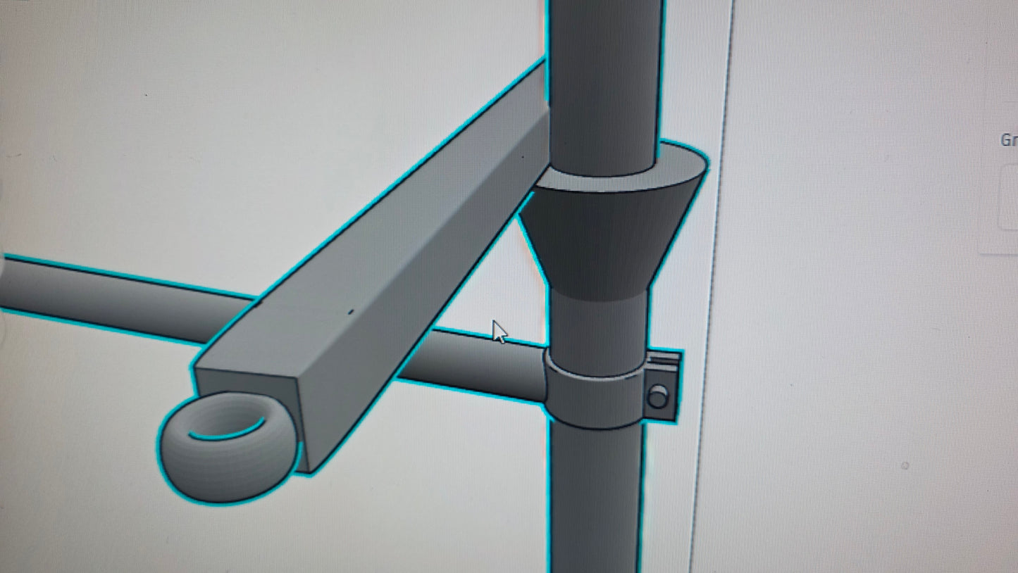 O Gauge  royal flag poles Unpainted