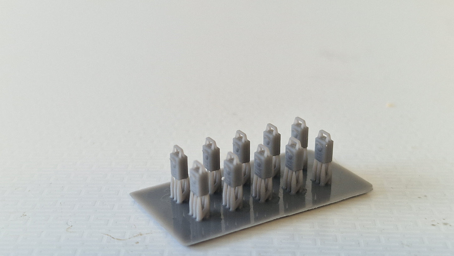 Oo gauge dummy flashing tail lamps