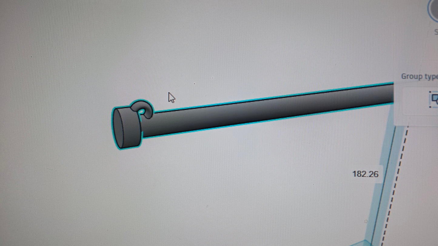 O Gauge  royal flag poles Unpainted