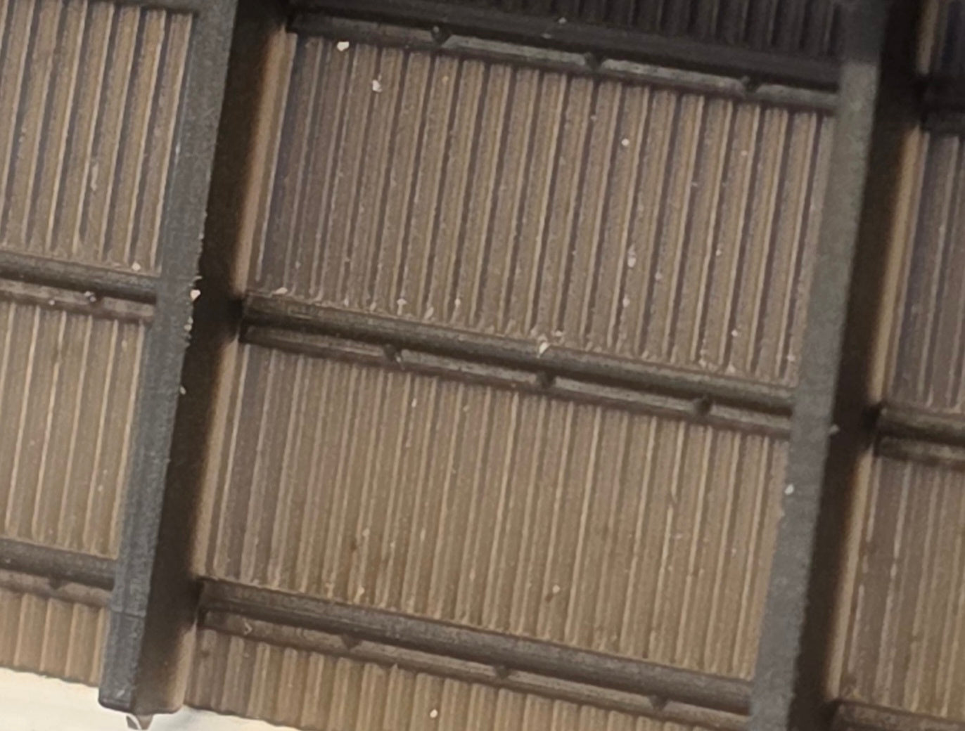 N Gauge platform shelter 3d printed