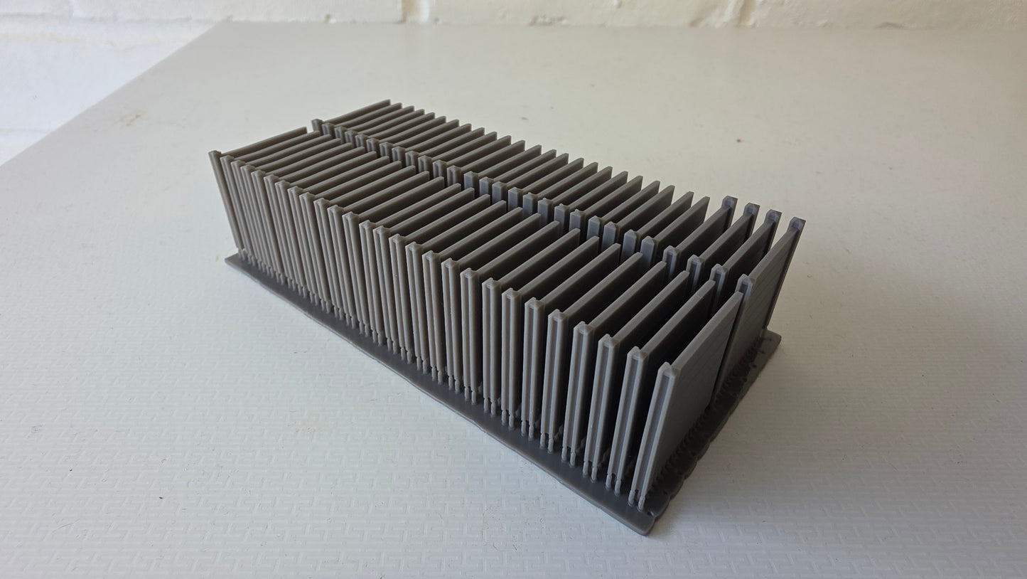 TT120 Gauge concrete fencing  Walls 3d printed Unpainted